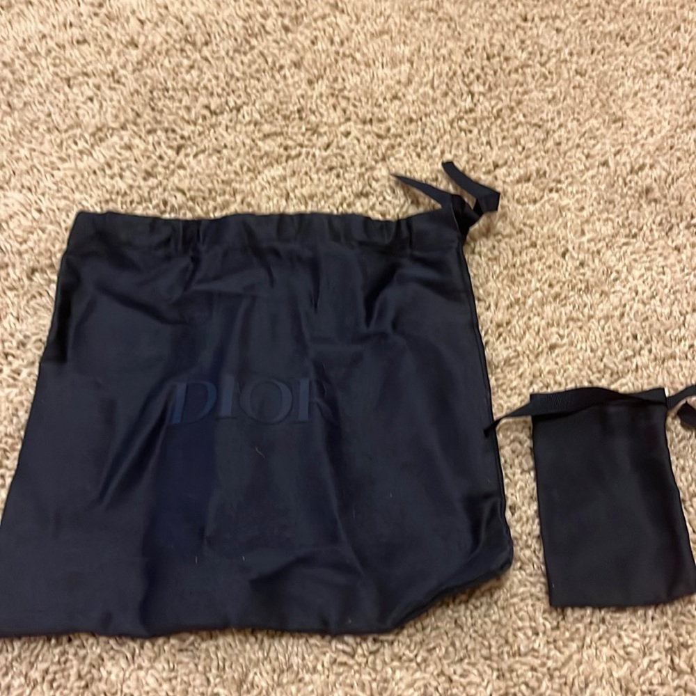 Authentic Dior dust bag 9 x 9 and 2.5 x 3